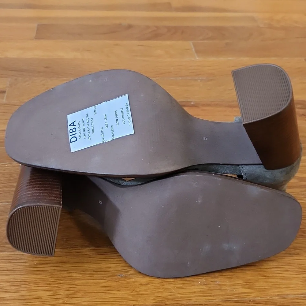 Diba True Suede Ankle Strap Heels